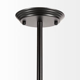 Decarlo II (43" x 41") Black/Gold Metal Multi-Arm Thirteen Light Chandelier from Mercana - Luna Furniture