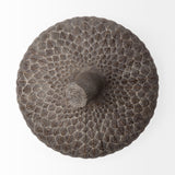 Mandor I (Small) 6L x 6W Brown Resin Acorn Box from Mercana - Luna Furniture