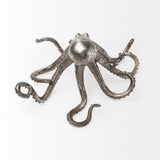 Strafford Medium 13L x 7W Silver Resin Octopus from Mercana - Luna Furniture