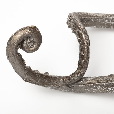 Strafford Medium 13L x 7W Silver Resin Octopus from Mercana - Luna Furniture