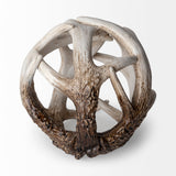 Ramus I (Small) 5L x 5W Brown Antler Shaped Decorative Resin Orb Ball from Mercana - Luna Furniture