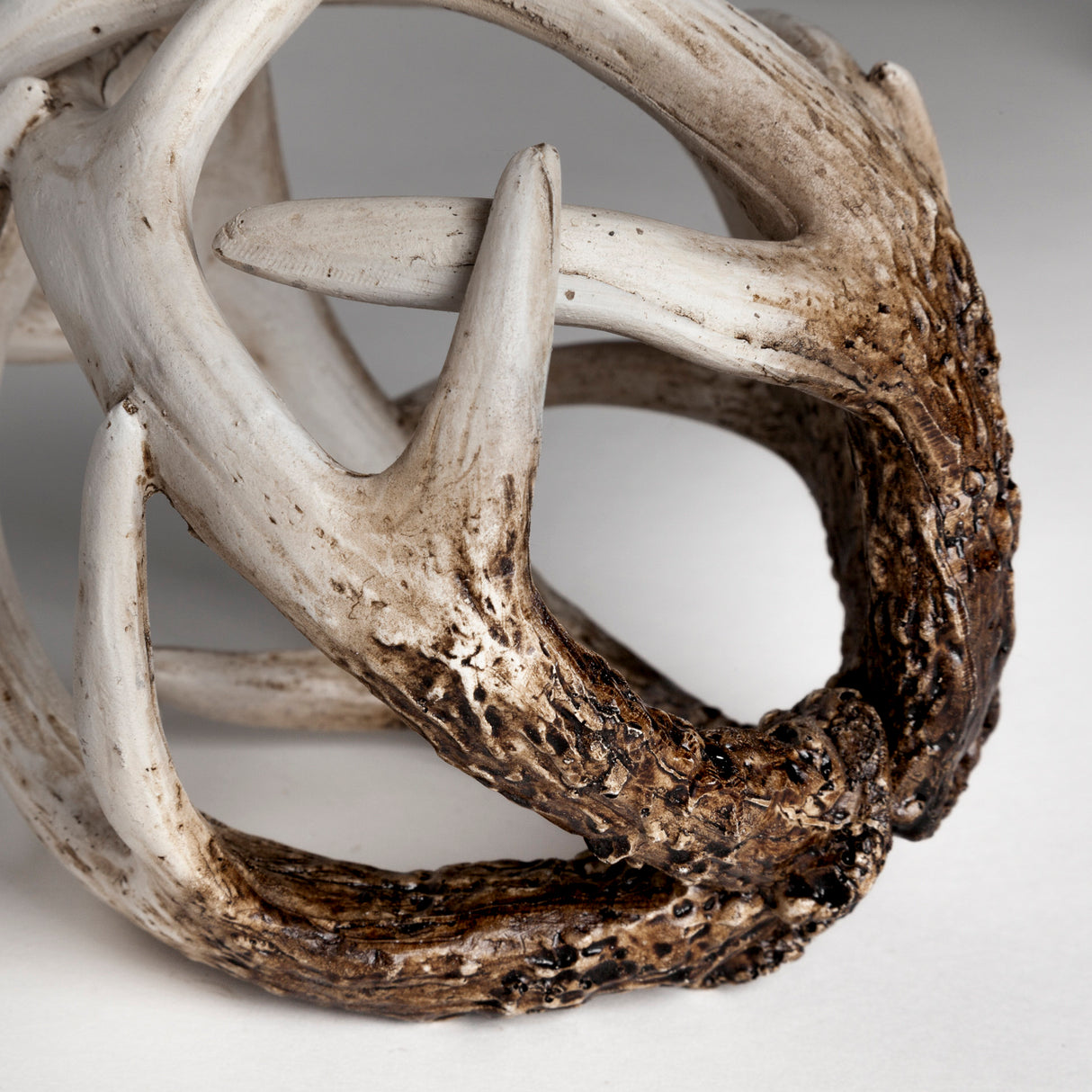 Ramus I (Small) 5L x 5W Brown Antler Shaped Decorative Resin Orb Ball from Mercana - Luna Furniture