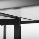 Tanner I 71L x 35W Rectangular White Marble W/ Metal Base Dining Table from Mercana - Luna Furniture