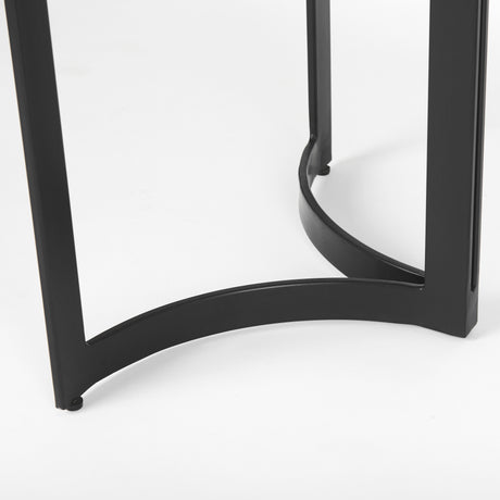 Tanner I 71L x 35W Rectangular White Marble W/ Metal Base Dining Table from Mercana - Luna Furniture