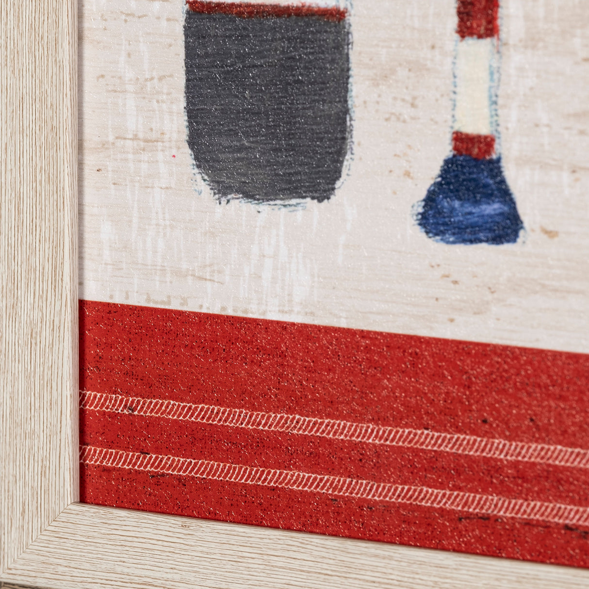 Nautique X by James Wiens a Hand Embellished Textured Framed Art Print from Mercana - Luna Furniture