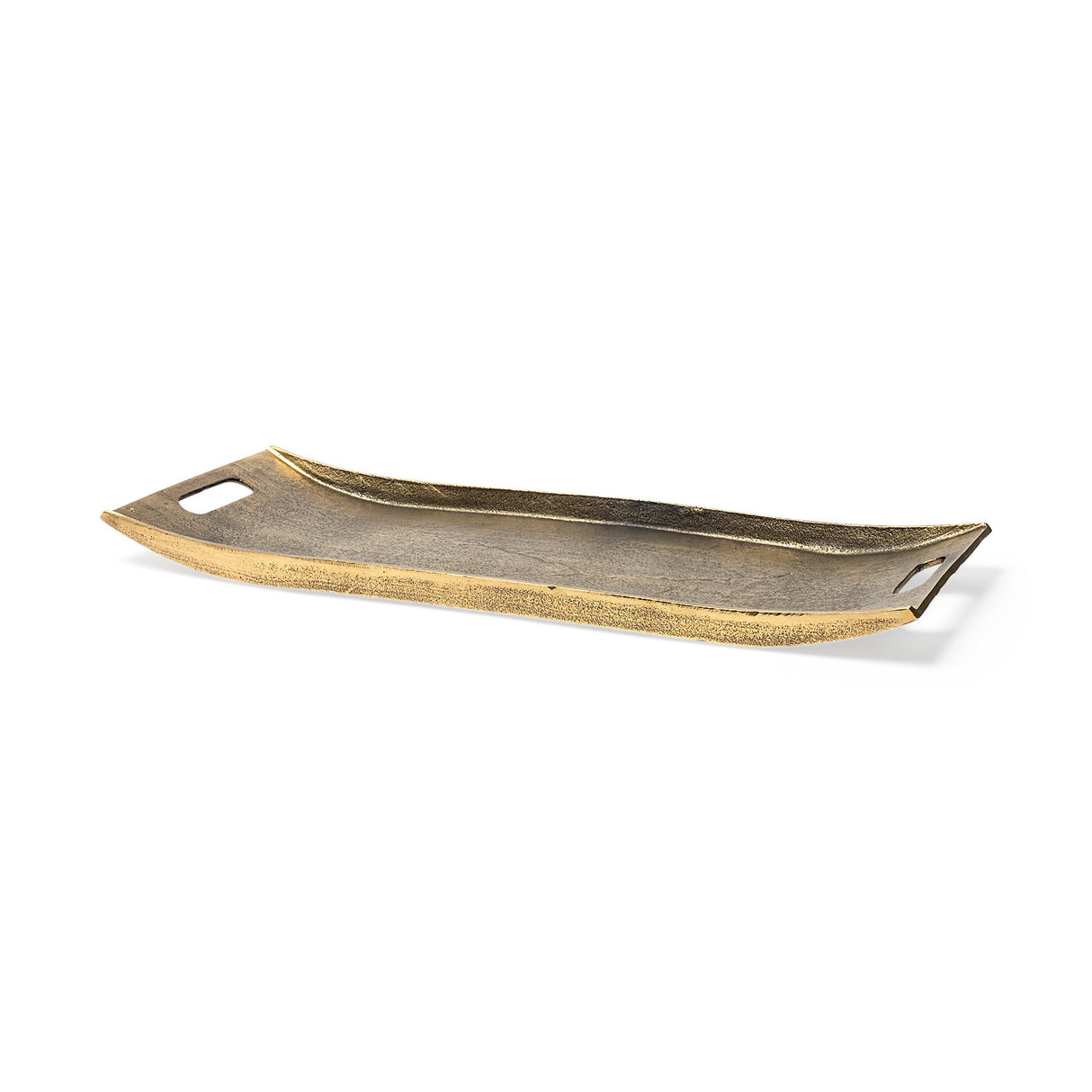 Drey 24L x 10W Gold Rectangular Tray from Mercana - Luna Furniture