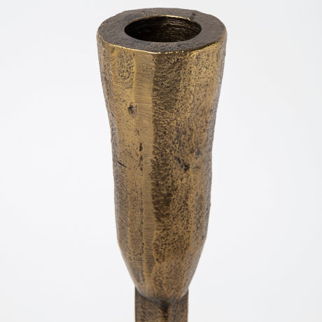 Levit (Small) Gold Table Candle Holder from Mercana - Luna Furniture