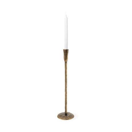 Levit (Large) Gold Table Candle Holder from Mercana - Luna Furniture