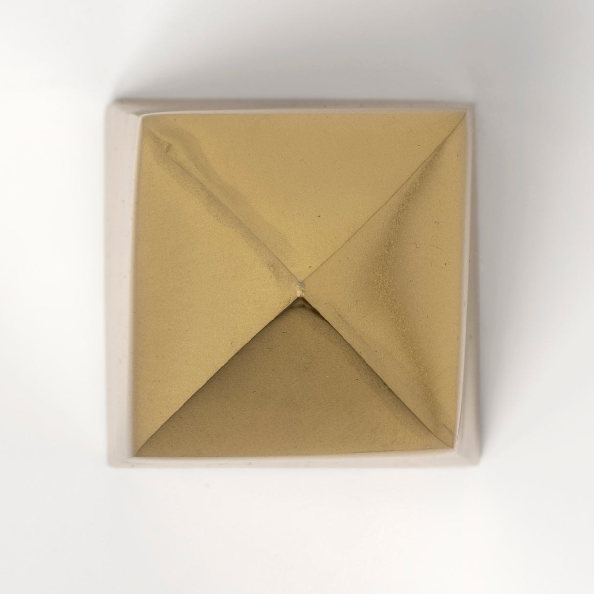 Giza (Set of 2) 4L x 4W Gold Elongated Pyramids from Mercana - Luna Furniture