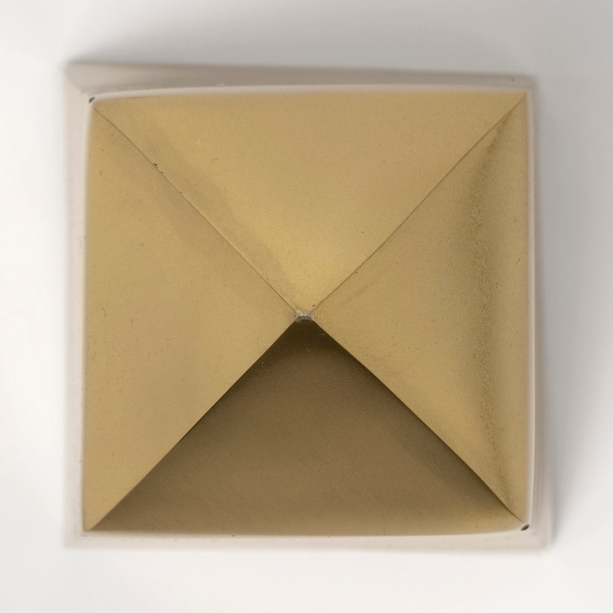 Giza (Set of 2) 4L x 4W Gold Elongated Pyramids from Mercana - Luna Furniture
