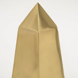Giza (Set of 2) 4L x 4W Gold Elongated Pyramids from Mercana - Luna Furniture