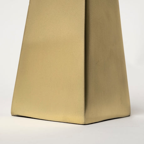 Giza (Set of 2) 4L x 4W Gold Elongated Pyramids from Mercana - Luna Furniture
