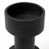 Bolton I 3.9L x 3.9W x 10.6H Black Metal Table Candle Holders from Mercana - Luna Furniture