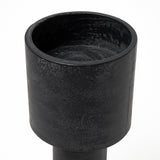 Bolton I 3.9L x 3.9W x 10.6H Black Metal Table Candle Holders from Mercana - Luna Furniture