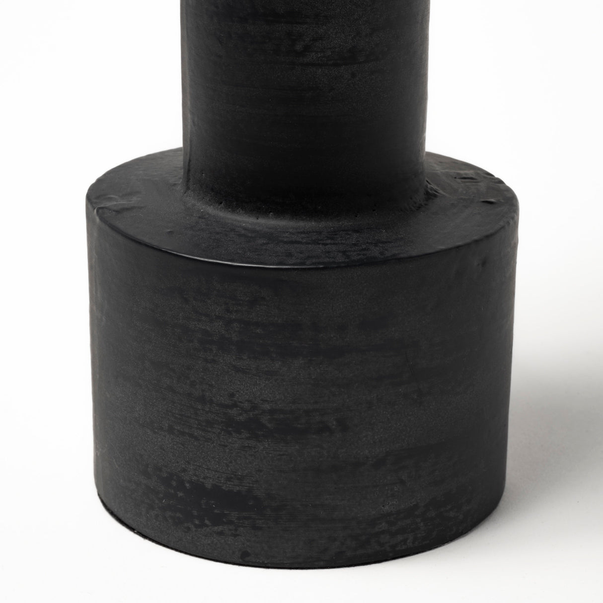 Bolton I 3.9L x 3.9W x 10.6H Black Metal Table Candle Holders from Mercana - Luna Furniture