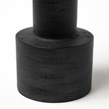 Bolton I 3.9L x 3.9W x 10.6H Black Metal Table Candle Holders from Mercana - Luna Furniture