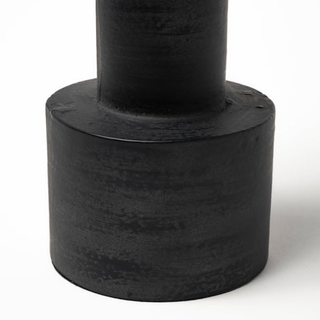 Bolton I 3.9L x 3.9W x 10.6H Black Metal Table Candle Holders from Mercana - Luna Furniture