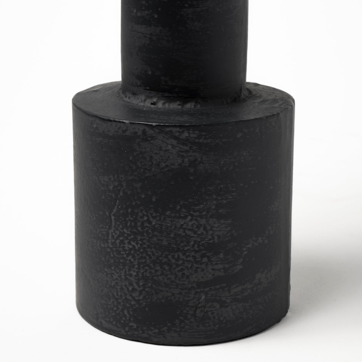 Bolton I 3.9L x 3.9W x 10.6H Black Metal Table Candle Holders from Mercana - Luna Furniture