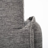 Roy I 84" Castlerock Gray Upholstered Three Seater Sofa from Mercana - Luna Furniture
