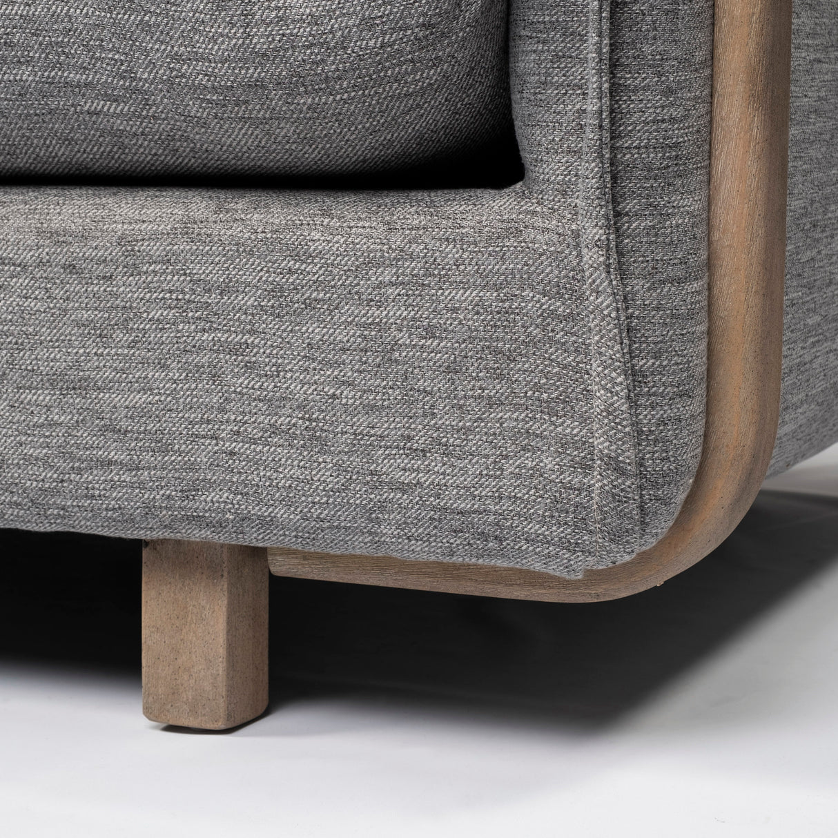 Roy I 84" Castlerock Gray Upholstered Three Seater Sofa from Mercana - Luna Furniture