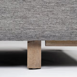 Roy I 84" Castlerock Gray Upholstered Three Seater Sofa from Mercana - Luna Furniture