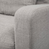 Denly I 69 X 38.25 X 34.5 Flint Gray Slipcover Two Seater Sofa from Mercana - Luna Furniture