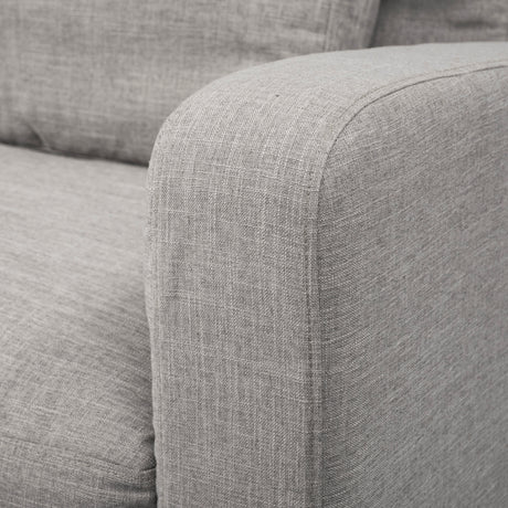 Denly I 69 X 38.25 X 34.5 Flint Gray Slipcover Two Seater Sofa from Mercana - Luna Furniture