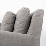 Denly I 69 X 38.25 X 34.5 Flint Gray Slipcover Two Seater Sofa from Mercana - Luna Furniture