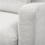 Denly I 69 X 38.25 X 34.5 Frost Gray Slipcover Two Seater Sofa from Mercana - Luna Furniture