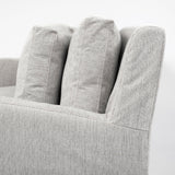 Denly I 69 X 38.25 X 34.5 Frost Gray Slipcover Two Seater Sofa from Mercana - Luna Furniture