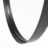 Collie 20x26 Round Black Metal Frame Mirror from Mercana - Luna Furniture