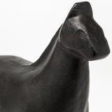 Sphynx II 7L x 2W Black Cast Aluminum Horse Shaped Object from Mercana - Luna Furniture