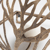 Lana I Single Champagne Toned Wall Candle Holder from Mercana - Luna Furniture