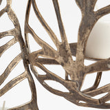 Lana II Set of 4 Champagne toned Wall Candle Holders from Mercana - Luna Furniture