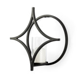 Lyra I Black Wall Candle Holder from Mercana - Luna Furniture