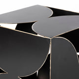 Darren (Large) 8L x 8W Black Metal Decorative Cube from Mercana - Luna Furniture