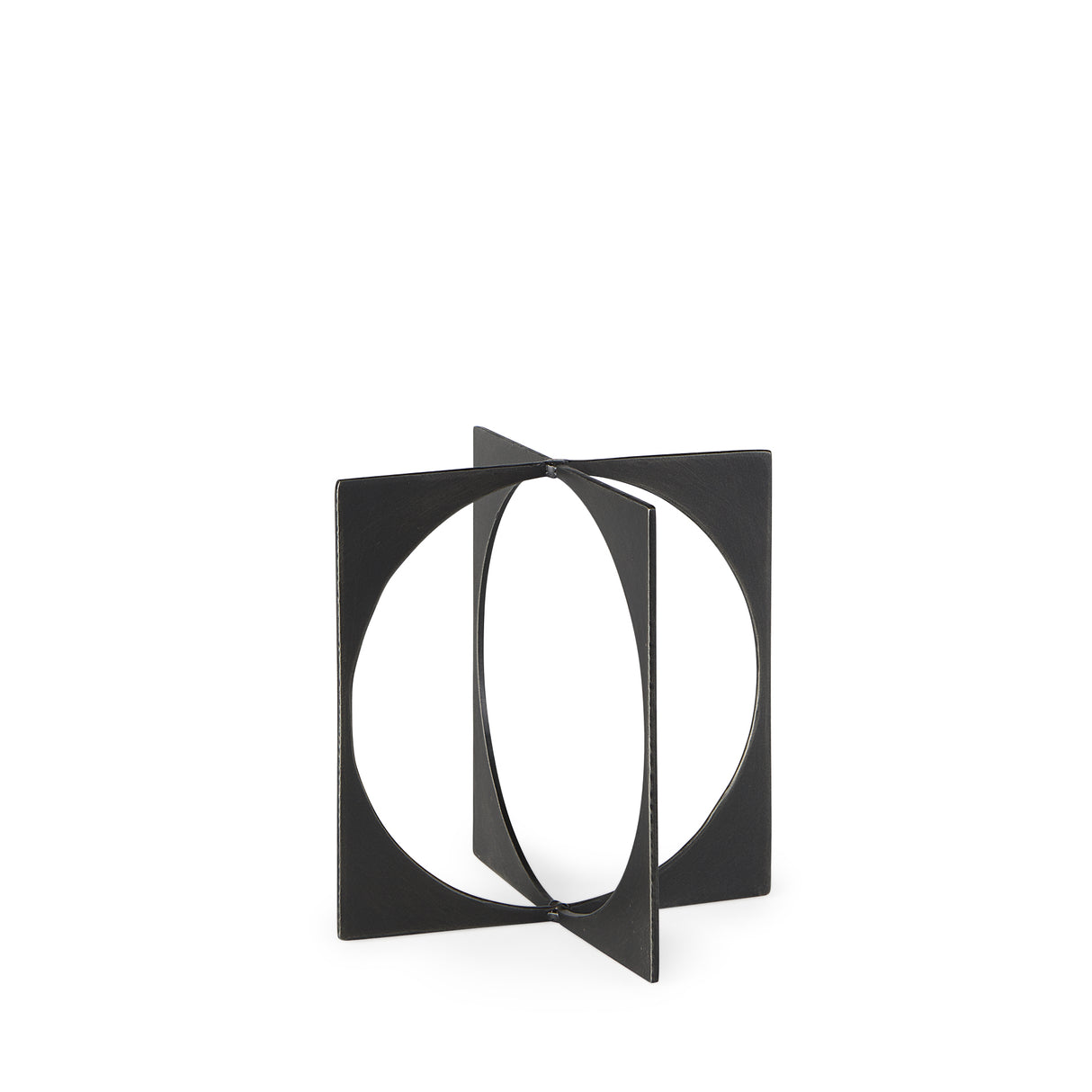 Lima Gunmetal Gray Metal Small Decorative Object from Mercana - Luna Furniture