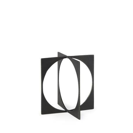 Lima Gunmetal Gray Metal Small Decorative Object from Mercana - Luna Furniture