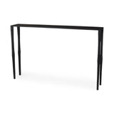 Timothy 48.0 X 8.0 X 30.0 Ebony Black Iron Console Table from Mercana - Luna Furniture