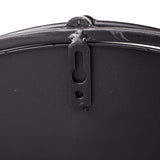 Kimbel 24L x 24W Black Metal Mirrored Base Round Tray from Mercana - Luna Furniture