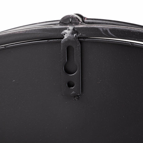 Kimbel 24L x 24W Black Metal Mirrored Base Round Tray from Mercana - Luna Furniture