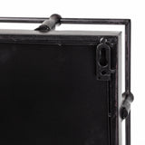 Christa 22L x 22W Black Metal Mirrored Base Square Tray from Mercana - Luna Furniture