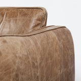 Cobain I 84" Brown Leather Two Seater Sofa from Mercana - Luna Furniture