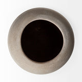 Cove Grey/Brown Ceramic Vase from Mercana - Luna Furniture