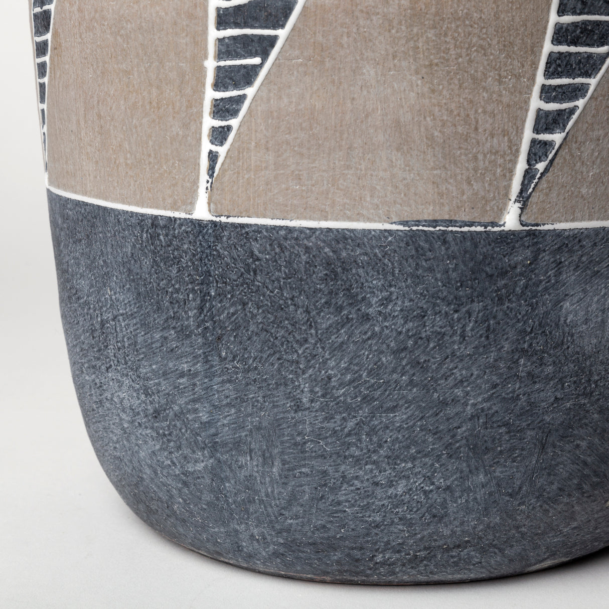 Cove Grey/Brown Ceramic Vase from Mercana - Luna Furniture