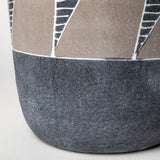 Cove Grey/Brown Ceramic Vase from Mercana - Luna Furniture