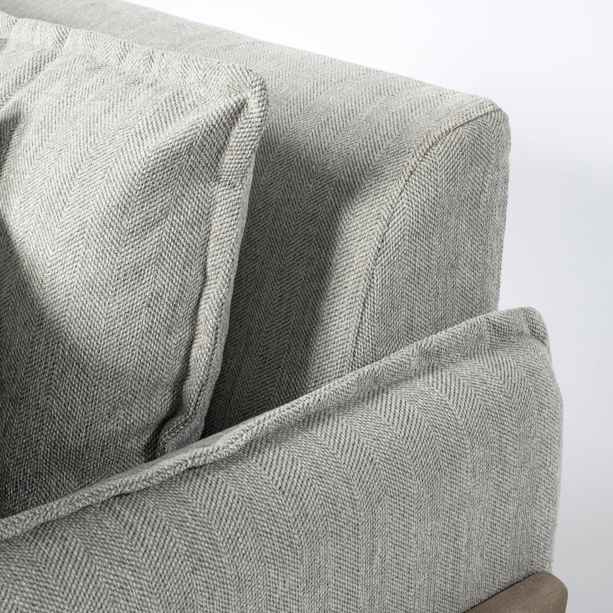 Roy I 84" Frost Gray Upholstered Three Seater Sofa from Mercana - Luna Furniture