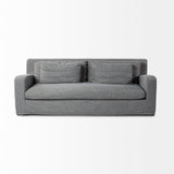 Denly II 92" Casterock Gray Slipcover Three Seater Sofa from Mercana - Luna Furniture