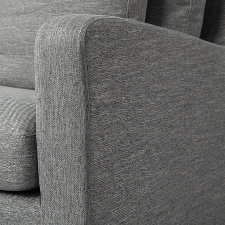 Denly II 92" Casterock Gray Slipcover Three Seater Sofa from Mercana - Luna Furniture