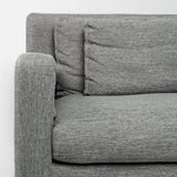 Denly II 92" Casterock Gray Slipcover Three Seater Sofa from Mercana - Luna Furniture